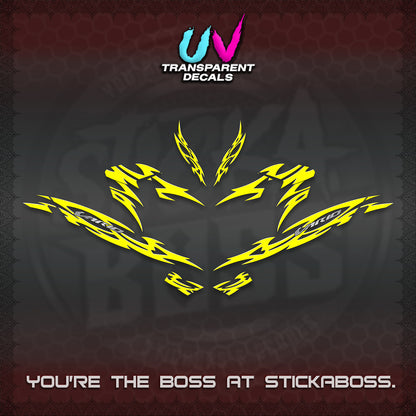 CLICK 125 V4 INDO VARIO UV TRANSPARENT DECALS (2026 NUSANTARA STRIPING) STICKER DECALS By STICKABOSS