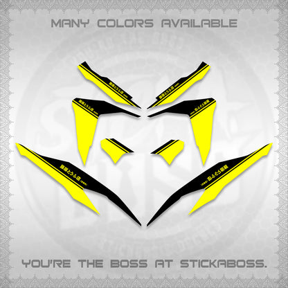 CLICK V2 DECALS (TRUENO STYLE DESIGN) STICKER KITS BY STICKABOSS