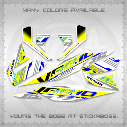 CLICK 125 V4 MALAY VARIO FOR WHITE DECALS (2026 VV12 DESIGN) STICKER KITS BY STICKABOSS