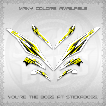 MIO I 125 M3 INDO-MALAY FOR WHITE (SHARP CODE AM3) STICKER DECALS By STICKABOSS (Copy)