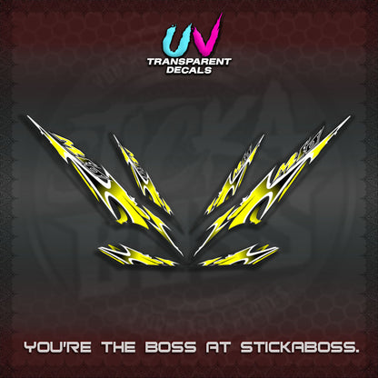 MIO 1 INDO UV TRANSPARENT (STRIPING A46 DESIGN)STICKER DECALS By STICKABOSS