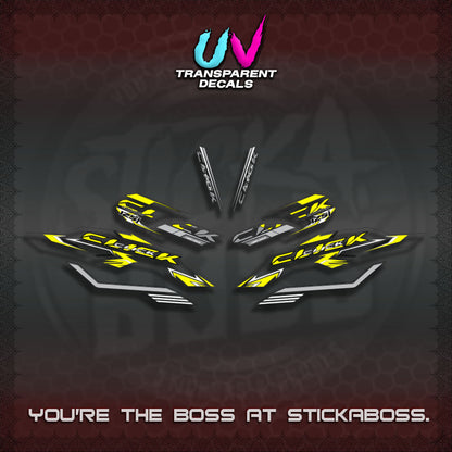 【PREMIUM UV PRINT】TRANSPARENT CLICK 125 V3 INDO-MALAY  VARIO DECALS (2026 CODE2 DESIGN)By STICKABOSS