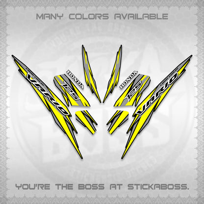 CLICK 125 V3 INDO DECALS (2024 SV 22-A1 STYLE) STICKER KITS By STICKABOSS
