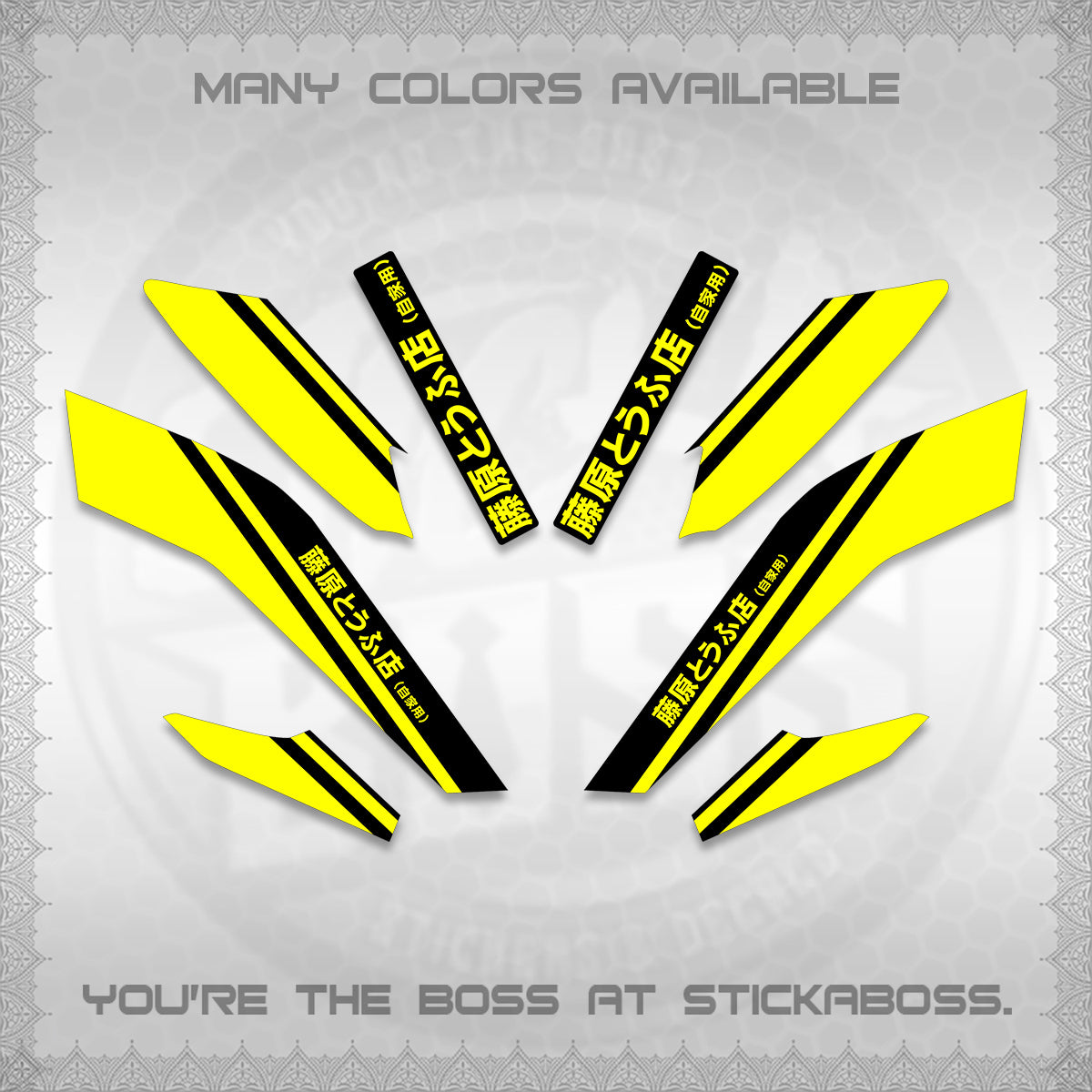 NMAX V2 DECALS (TRUENO STYLE DESIGN) STICKER KITS By STICKABOSS