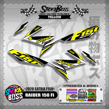 RAIDER 150 Fi DECALS ( 2020 SATRIA F150 )【WITH FREEBIES】