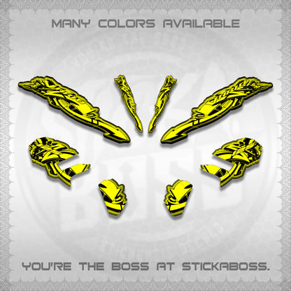 CLICK V3 STRIPING VARIO DECALS (GRAPHITY ARROW DESIGN)STICKER DECALS BY STICKABOSS