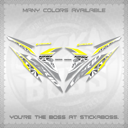 CLICK 125 V2 VARIO FOR WHITE DECALS (2018–2022 STYLE DESIGN) STICKER DECALS BY STICKABOSS