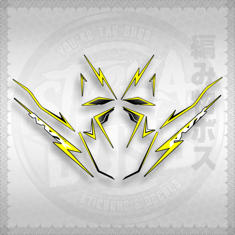 AEROX 155 V2 MALAY CONCEPT ( NVX HIBISCUS ) STICKER DECALS By STICKABOSS