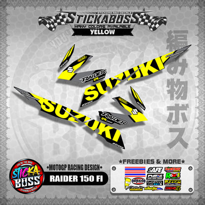 RAIDER 150 FI DECALS ( MOTOGP RACING DESIGN )【WITH FREEBIES】