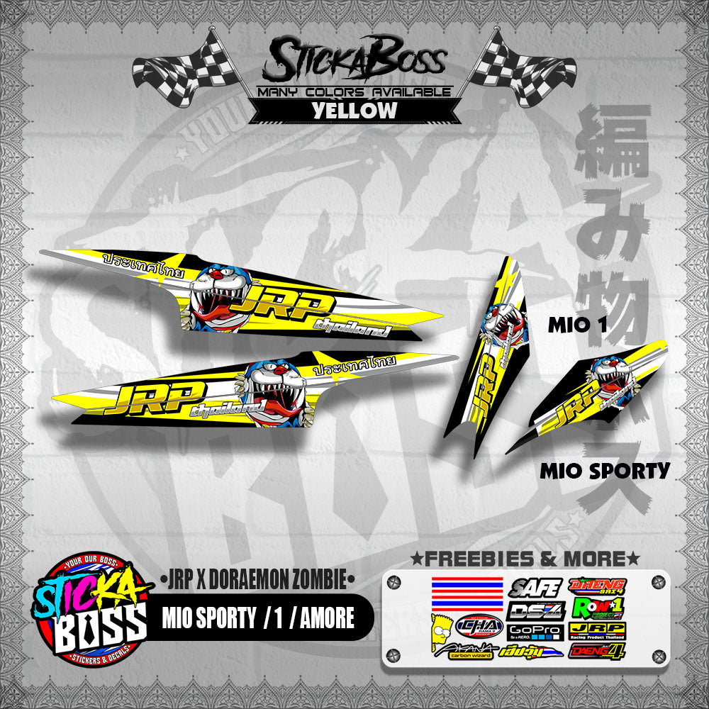 MIO SPORTY / 1 / AMORE DECALS ( JRP X DORAEMON ZOMBIE )【WITH FREEBIES】