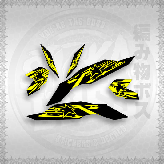 STICKER DECALS for CLICK V3 (CV3VRSTST) By STICKABOSS (SOFIE LAMINATED WATERPROOF)