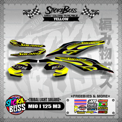 MIO I 125 M3 DECALS ( TRIBAL LIGHT SOLARIZ )【WITH FREEBIES】