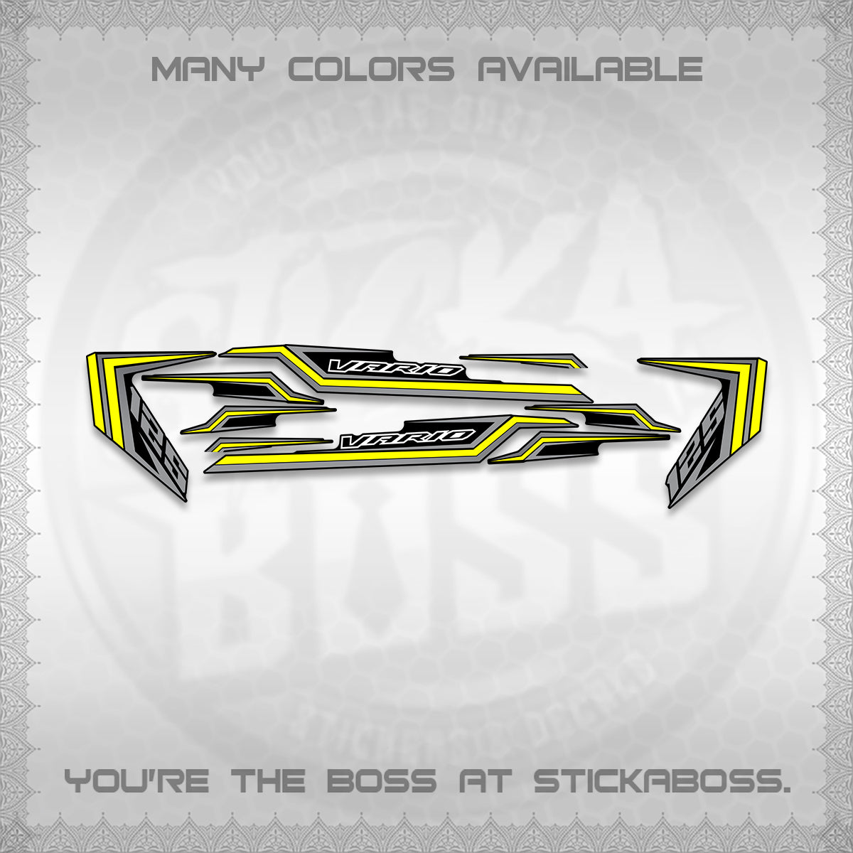 CLICK 125 V3 VARIO DECALS (2024 STRIPING MINIMALIST 002)STICKER DECALS By STICKABOSS (Copy)