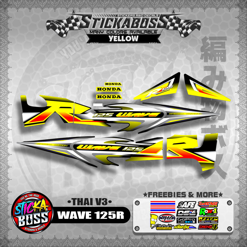 HONDA WAVE 125 R ( THAI V3 ) 【WITH FREEBIES】
