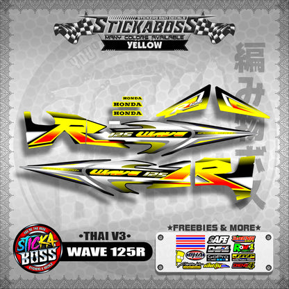 HONDA WAVE 125 R ( THAI V3 ) 【WITH FREEBIES】