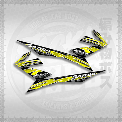 STICKER DECALS for RAIDER 150 FI (RFISATHMATH02) By STICKABOSS (SOFIE LAMINATED WATERPROOF)