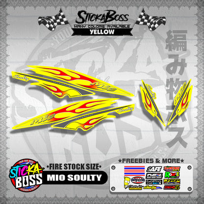 MIO SOULTY DECALS ( FIRE STOCK SIZE )【WITH FREEBIES】