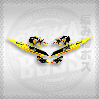 BEAT Fi V2 INDO CONCEPT ( TERBARU MOTIF ) STICKER DECALS By STICKABOSS
