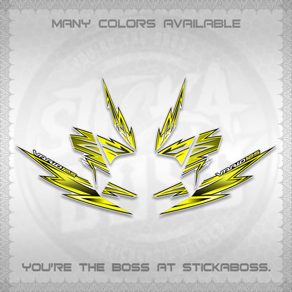 CLICK 125 V4 INDO VARIO FOR WHITE DECALS (2026 VANDOREN STYLE) STICKER DECALS By STICKABOSS