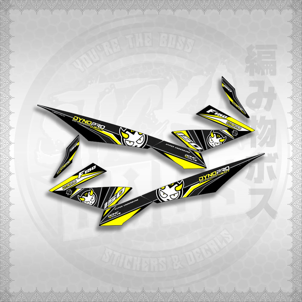 STICKER DECALS for RAIDER 150 FI (RFISADYPRF1) By STICKABOSS (SOFIE LAMINATED WATERPROOF)