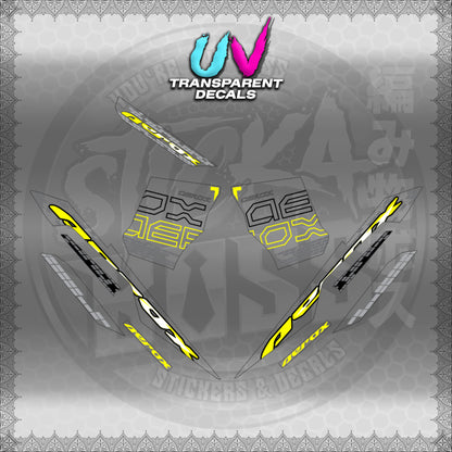 【PREMIUM UV PRINT】TRANSPARENT AEROX V3 ALPHA TURBO INDO (AV3NVBLDE)【WITH FREEBIES】