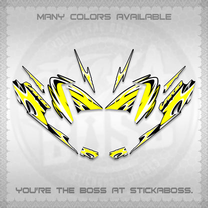 CLICK 125 V4 VARIO STRIPING DECALS (2026 NEW LED DESIGN) STICKER DECALS By STICKABOSS