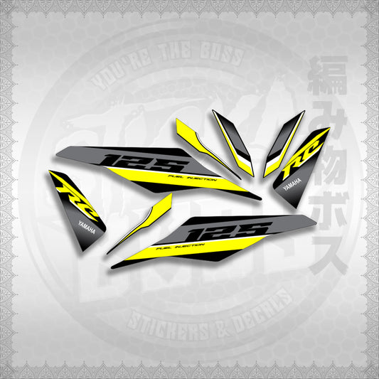 MIO I 125 M3 DASH RC EDITION STICKER DECALS By STICKABOSS (SOFIE LAMINATED WATERPROOF)