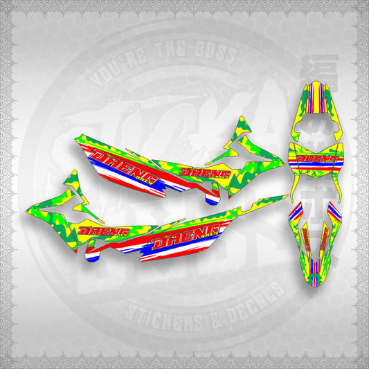 STICKER DECALS FOR XRM 125 FI FULL DECALS (X125FARDASA) By STICKABOSS (SOFIE LAMINATED WATERPROOF)