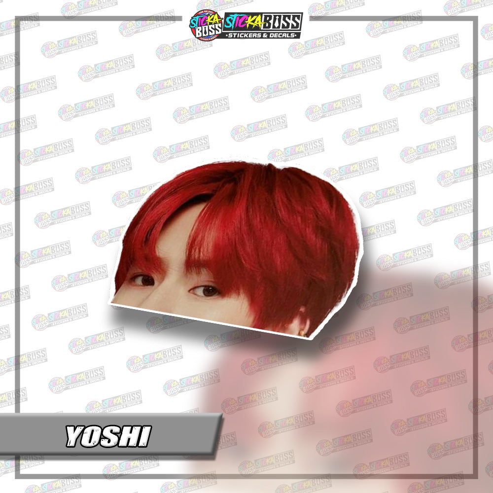 TREASURE  |PEEKER STICKER【VINYL PRINTED】( LAMINATED / WATERPROOF )