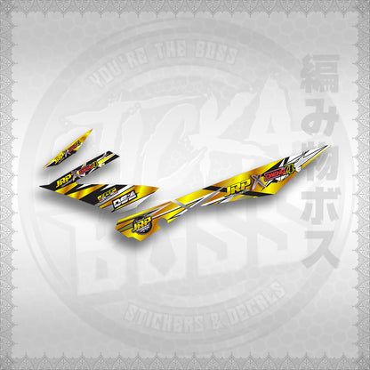 STICKER DECALS for Raider 150 Fi (RFIJRXDA) By STICKABOSS (SOFIE LAMINATED)