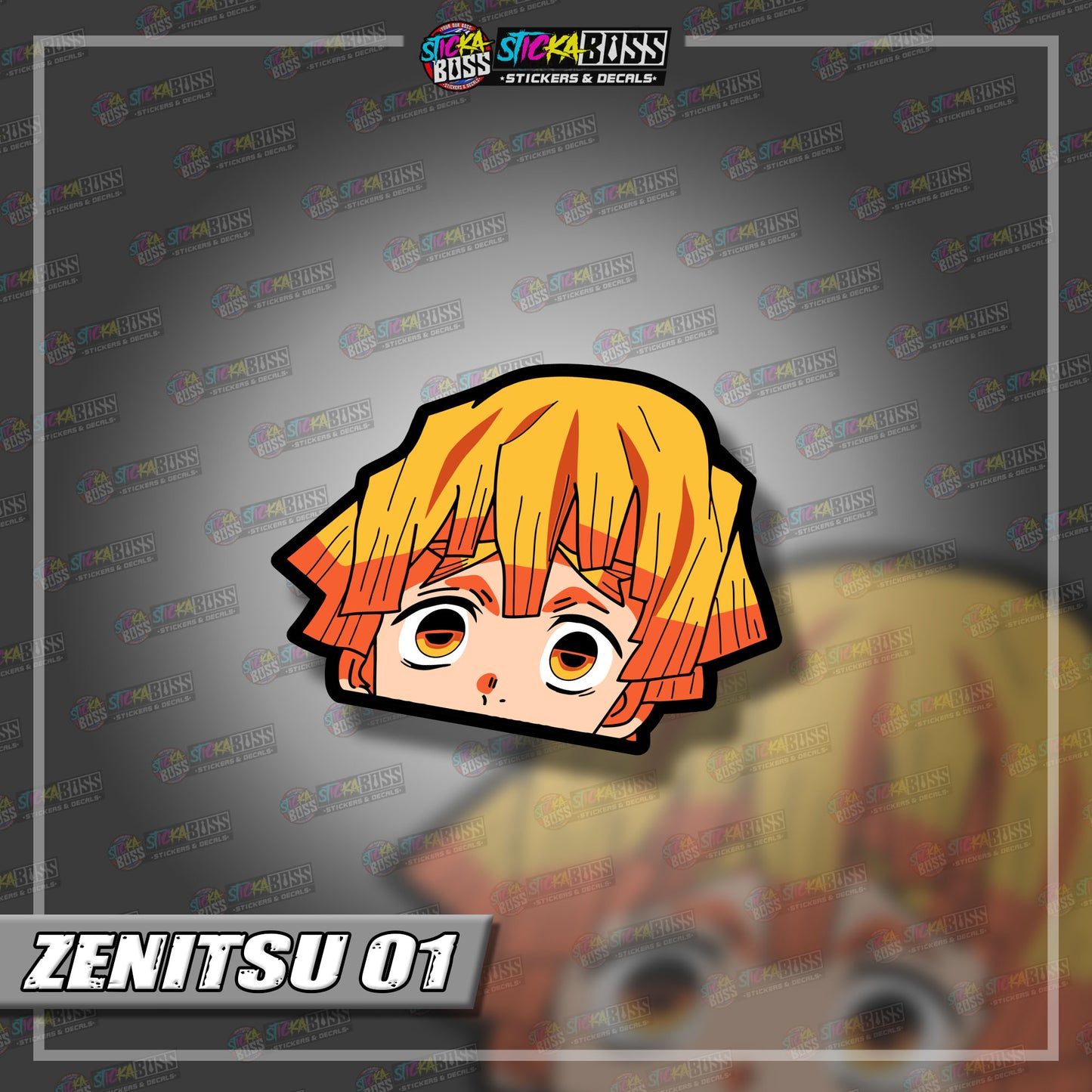 DEMON SLAYER PART 2 | ANIME PEEKER STICKER【VINYL PRINTED】( LAMINATED / WATERPROOF )