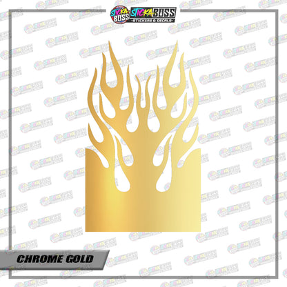 FIRE TRIBAL FENDER ( VINYL CUT-OUT STICKER DECALS )【Stickaboss】