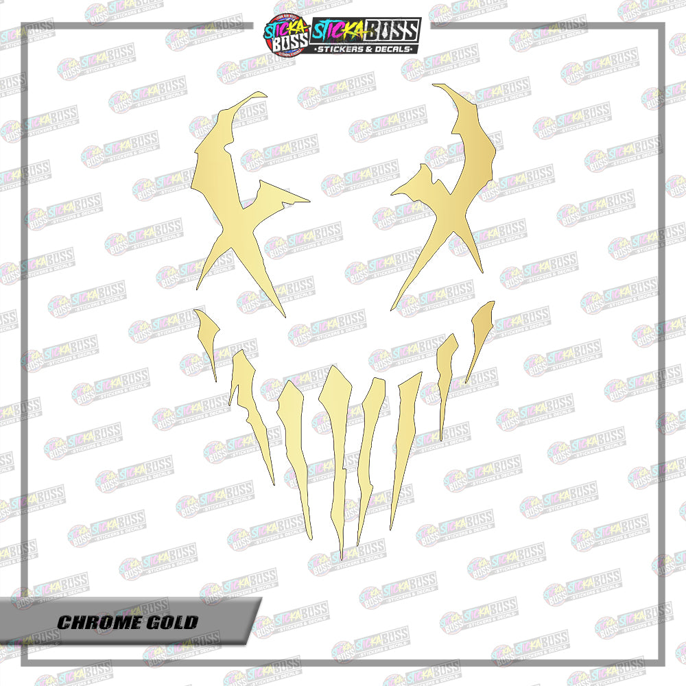 GHOST CLAW  ( VINYL CUT-OUT STICKER DECALS )【Stickaboss】