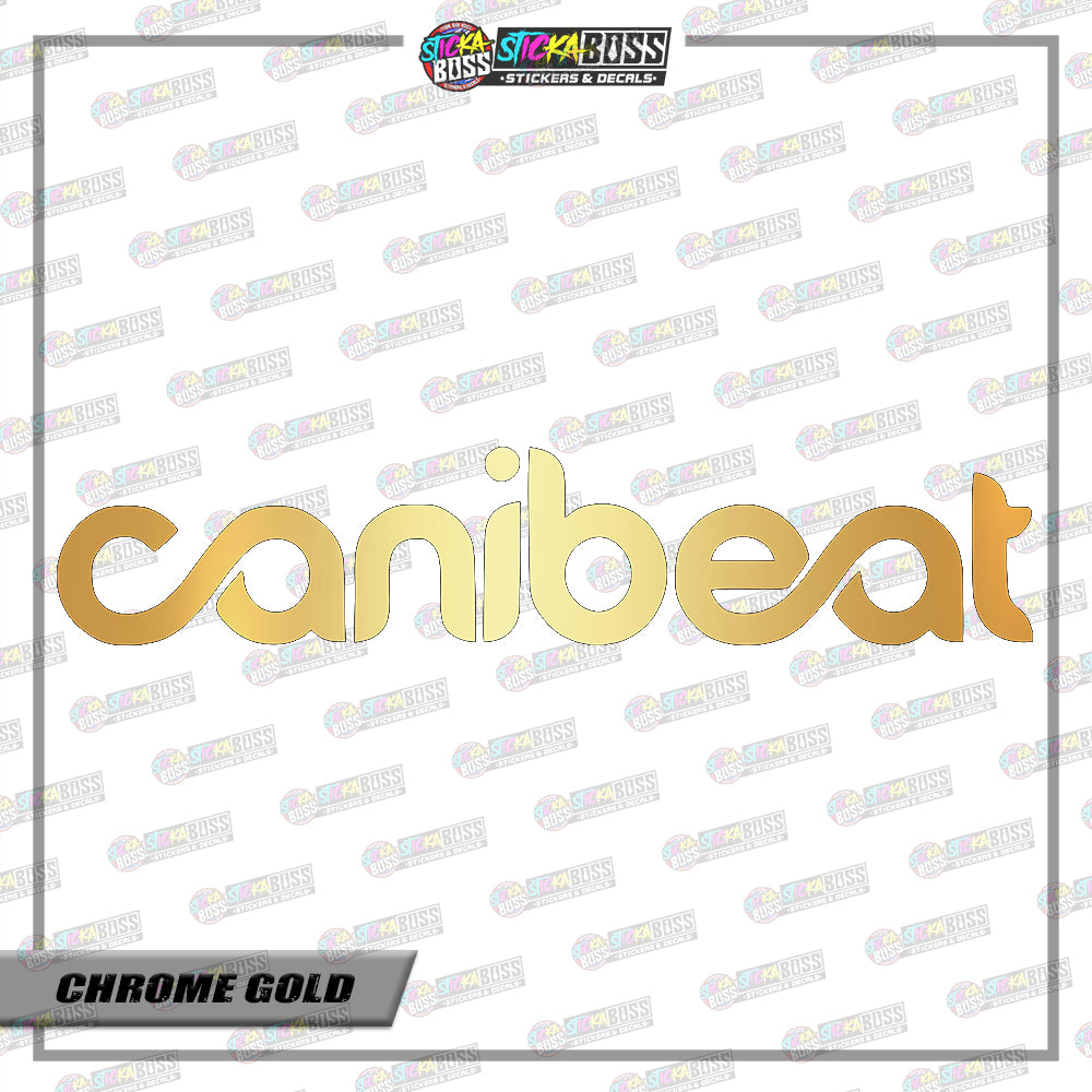 CANIBEAT ( VINYL CUT-OUT STICKER DECALS )【Stickaboss】