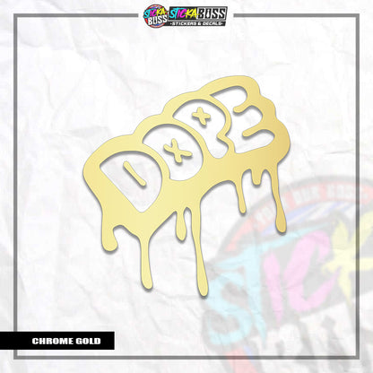 DOPE | VINYL CUT-OUT STICKER   ( ANIME VINYL STICKER DECALS )【Stickaboss】