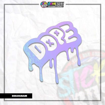 DOPE | VINYL CUT-OUT STICKER   ( ANIME VINYL STICKER DECALS )【Stickaboss】