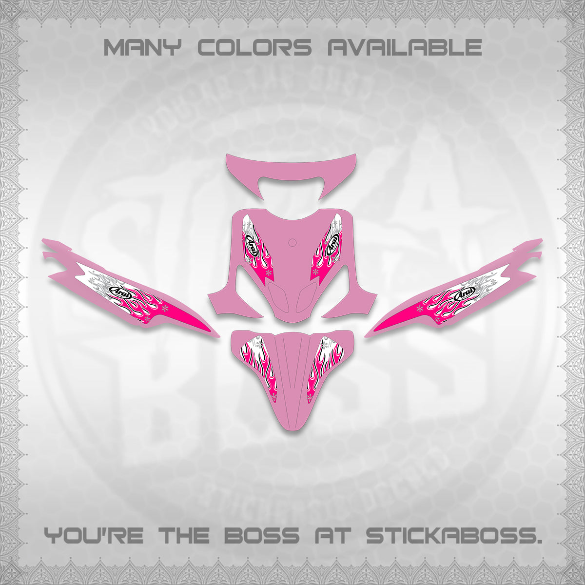 MIO SPORTY INDO MALAY DECALS (2 TONE SIMPEL KARBU)STICKER DECALS By STICKABOSS (Copy)
