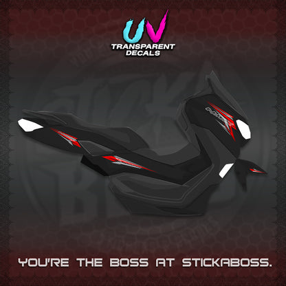 NMAX V2 UV TRANSPARENT DECALS (2024 NM 00-A1 STYLE) STICKER DECALS By STICKABOSS