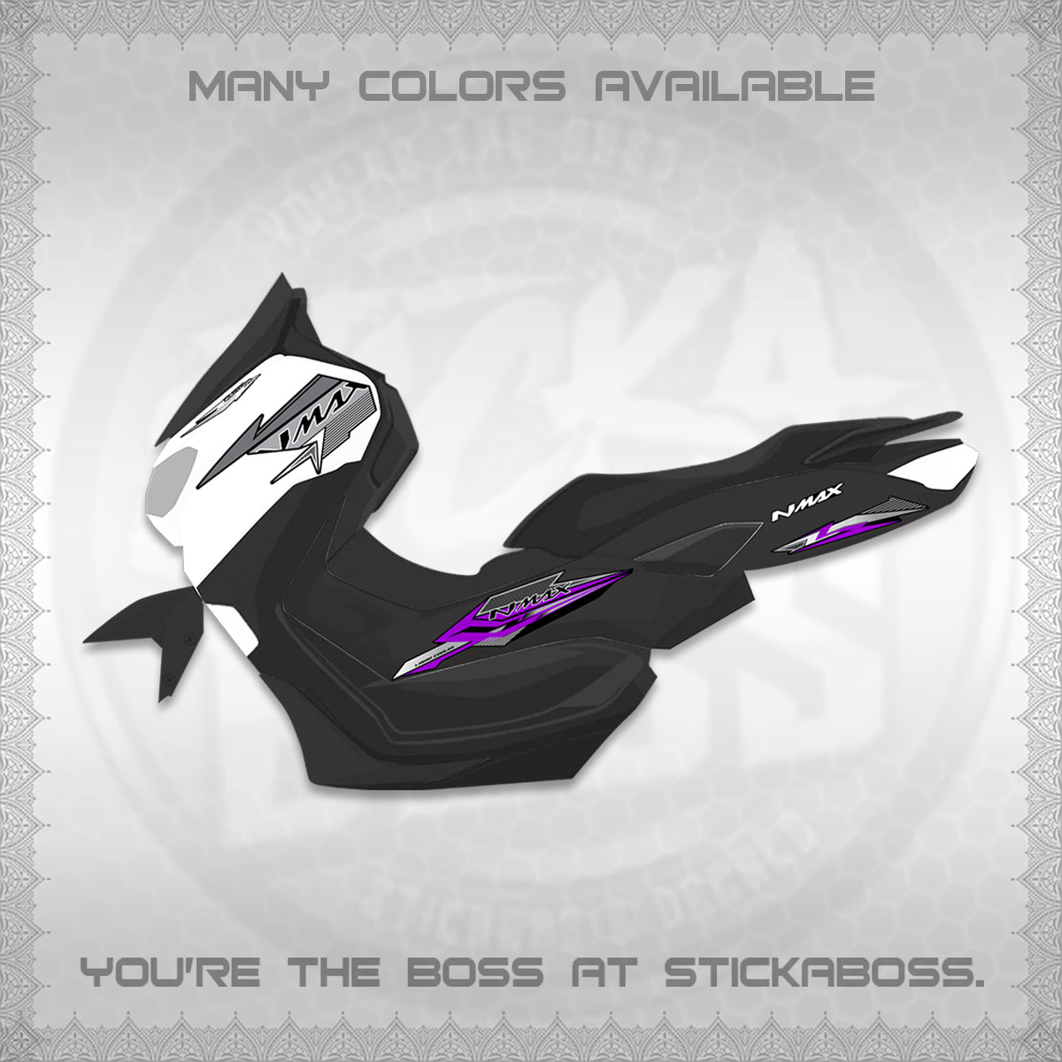 NMAX V2 DECALS (2026 VARIO STYLE) STICKER DECALS By STICKABOSS