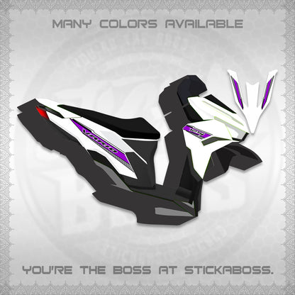 CLICK 125 V3 VARIO DECALS (2024 SV 12-A1 STYLE) STICKER DECALS By STICKABOSS