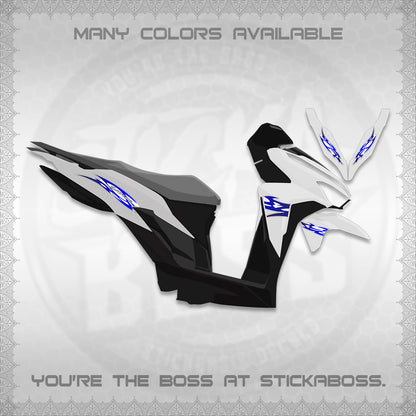 CLICK 125 V2 INDO STRIPING FOR WHITE DECALS (2026 NUSANTARA MOTIF) STICKER DECALS By STICKABOSS