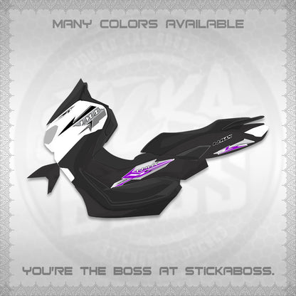NMAX V2 FOR WHITE DECALS (2026 VARIO STYLE) STICKER DECALS By STICKABOSS