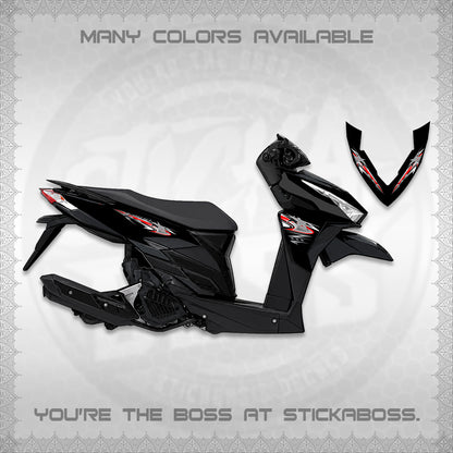 CLICK V1 VARIO DECALS (2026 RISING STAR DESIGN) STICKER DECALS By STICKABOSS (Copy) (Copy) (Copy) (Copy) (Copy) (Copy) (Copy)