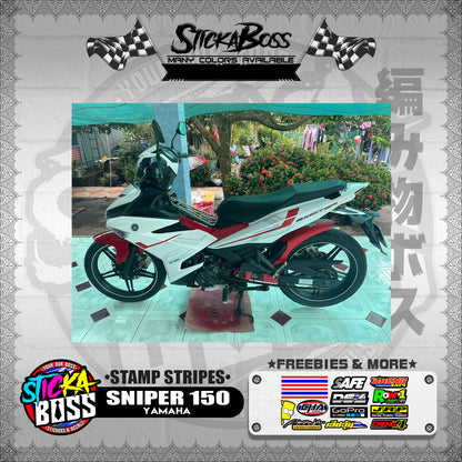 SNIPER 150 DECALS ( STAMP STRIPES )【WITH FREEBIES】