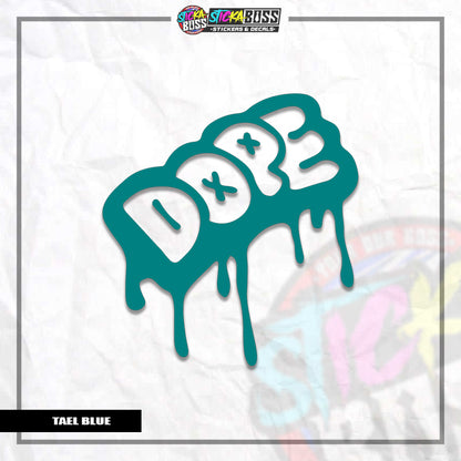DOPE | VINYL CUT-OUT STICKER   ( ANIME VINYL STICKER DECALS )【Stickaboss】